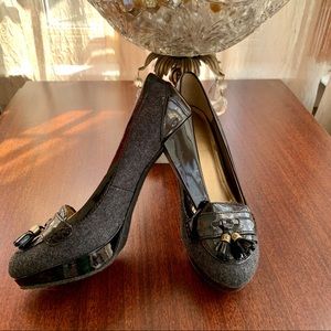 Loafer Heels w/ Tassels Size 5.5